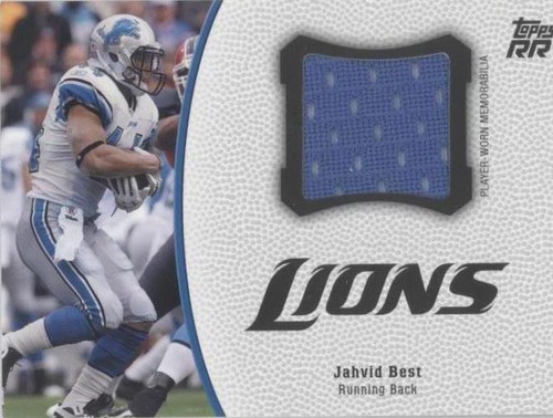 2011 Topps Rising Rookies Jahvid Best #FIR-JB