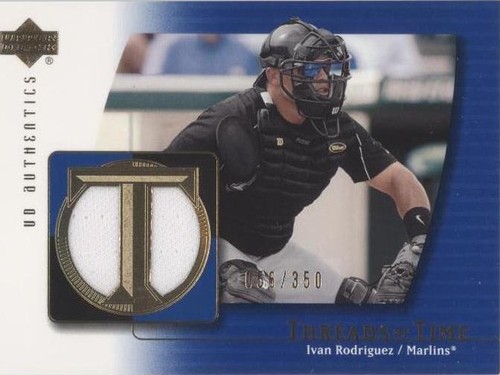 2003 Upper Deck Authentics - Ivan Rodriguez #TT-IR