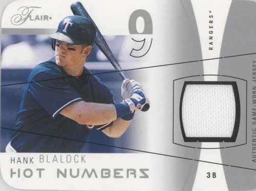 2004 Flair - Hank Blalock #HN-HB