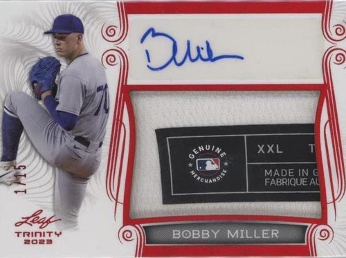 2023 Leaf Trinity - Bobby Miller #PA-BM1