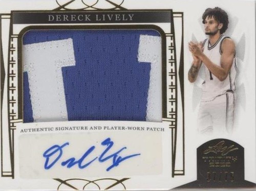 2022-23 Leaf Trinity - Dereck Lively #PA-DL1
