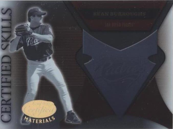 Materiales certificados Leaf 2005 - Sean Burroughs #CS-22