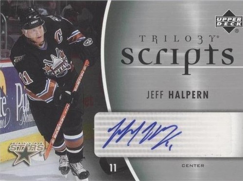 2006-07 Upper Deck Trilogy - Jeff Halpern #TS-JH