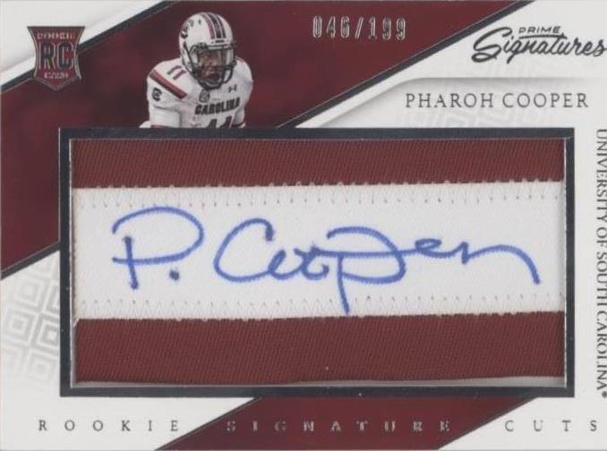2016 Panini Prime Signatures Pharoh Cooper #288