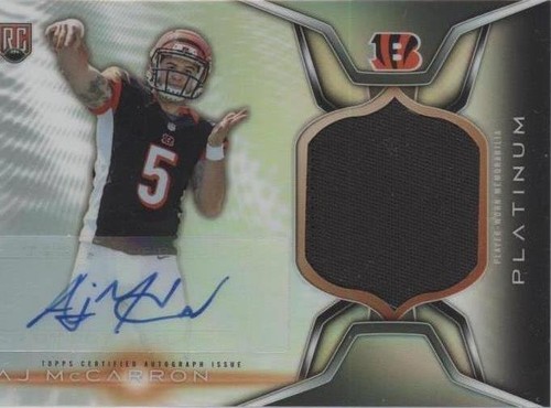2014 Topps Platinum A.J. McCarron #ARP-AMC