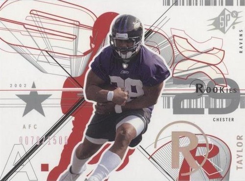 2002 SPx Chester Taylor #98