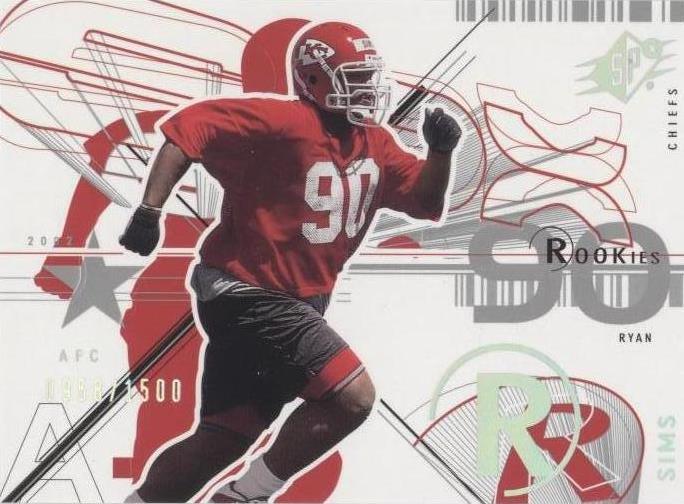 2002 SPx Ryan Sims #120