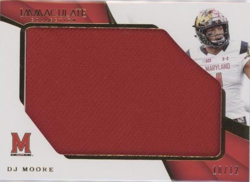 2018 Panini Immaculate Collection Collegiate D.J. Moore #19