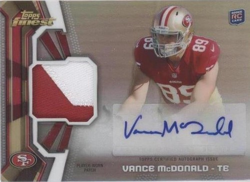 2013 Topps Finest Vance McDonald #RAP-VM