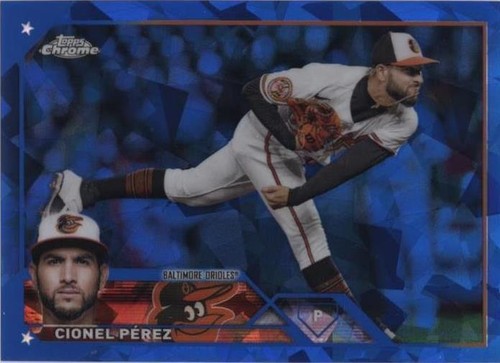 2023 Topps Chrome Update Series Sapphire Edition - Cionel Perez #USCS135