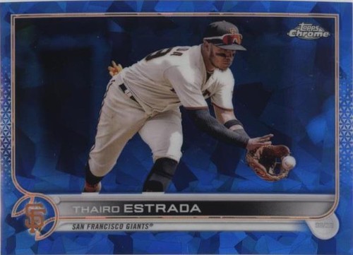 2022 Topps Chrome Update Series Sapphire Edition - Thairo Estrada #US273