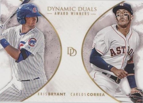 2018 Topps On Demand Dynamic Duals - Carlos Correa Kris Bryant #AW5
