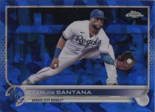 2022 Topps Chrome Sapphire Edition - Carlos Santana #510