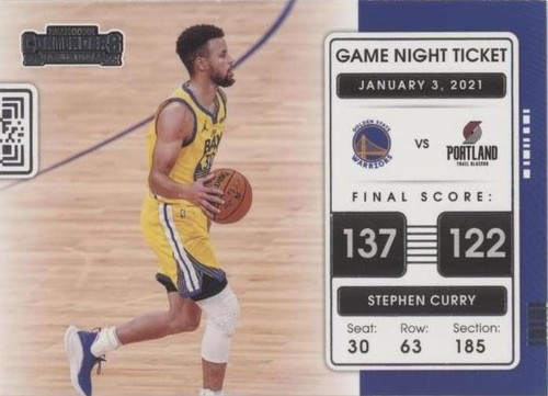 12532 2021-22 CONTENDERS STEPHEN CURRY #10 | eBay