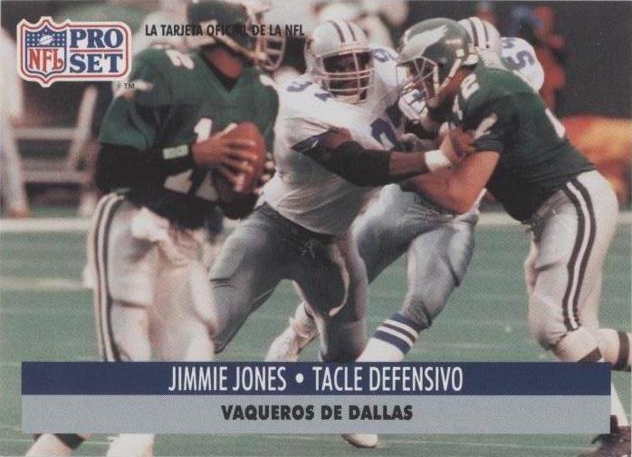 1991 Pro Set Spanish Jimmie Jones #50