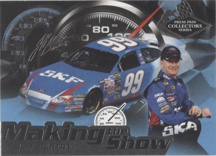 2005 Press Pass Collectors Series - Jeff Burton #MS 27