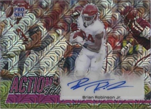 2022 Leaf Pro Set Metal Brian Robinson Jr. #AI-BRJ