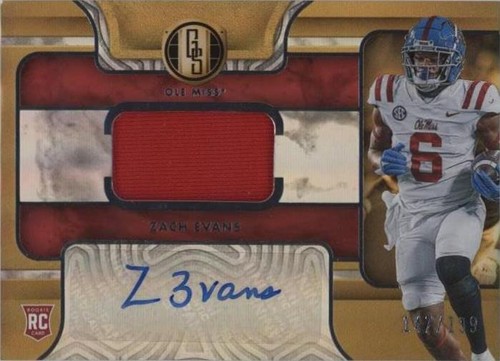 2023 Panini Chronicles Draft Picks Zach Evans #GS-ZE
