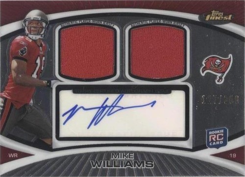 2010 Topps Finest Mike Williams #FADR-MW