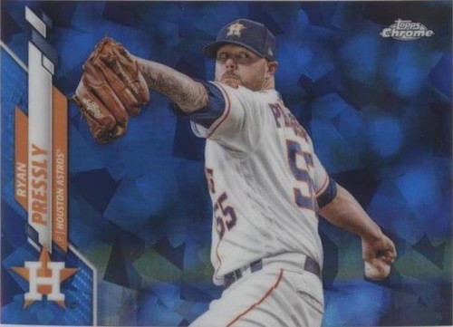 2020 Topps Chrome Sapphire Edition - Ryan Pressly #163
