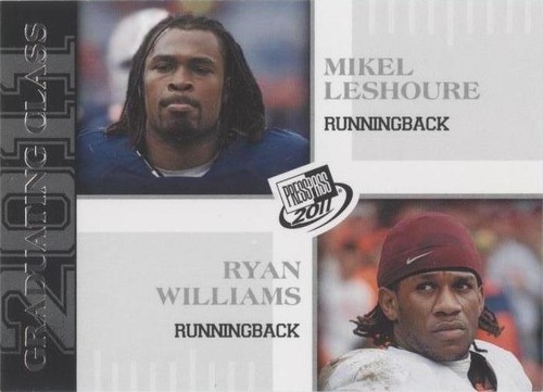 2011 Press Pass Mikel Leshoure Ryan Williams #99