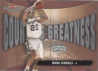 2003-04 Fleer Patchworks - Manu Ginobili #13 CG
