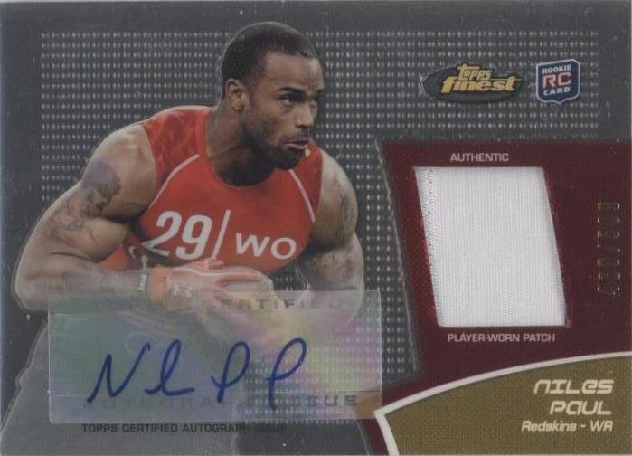 2011 Topps Finest Niles Paul #RAP-NP