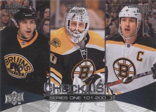 2011-12 Upper Deck - Milan Lucic Tim Thomas Zdeno Chara #200