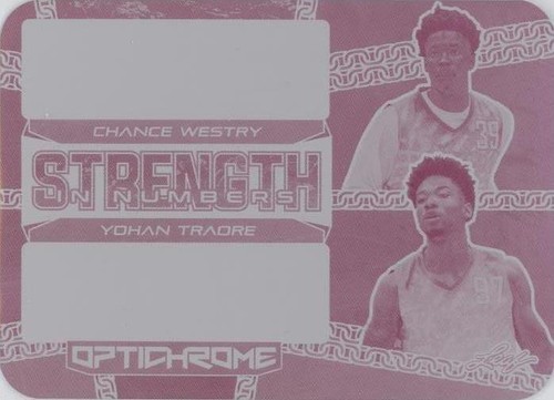 2022-23 Leaf Optichrome - Yohan Traore/Chance Westry #S2-5