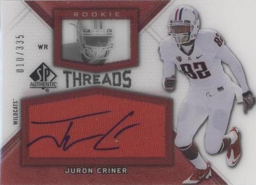 2012 SP Authentic Juron Criner #RT-JC