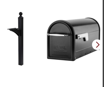 Architectural Mailboxes Landover Durable Aluminum, Crossarm, Mailbox Post ONLY