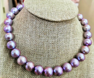 Real purple pearl necklace online