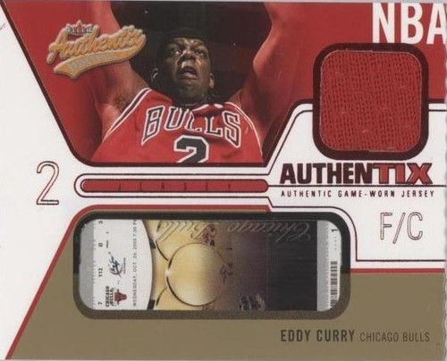 2003-04 Fleer Authentix - Eddy Curry #JA-EC