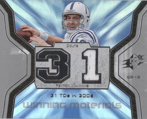 2007 SPx Peyton Manning #WMS-PM2