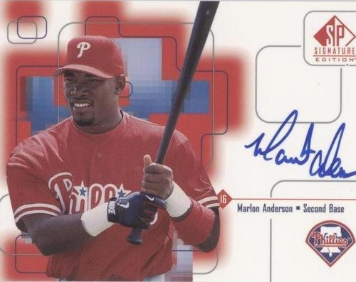 1999 SP Signature Edition - Marlon Anderson #MA