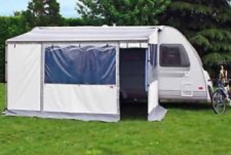 Fiamma Caravanstore zip awning 360 with privacy room in Pentwyn