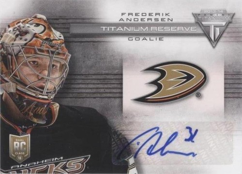2013-14 Panini Titanium - Frederik Andersen #TR-FA