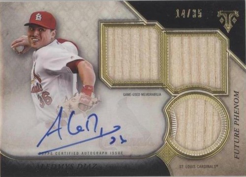 2017 Topps Triple Threads - Aledmys Diaz #RPA-AD