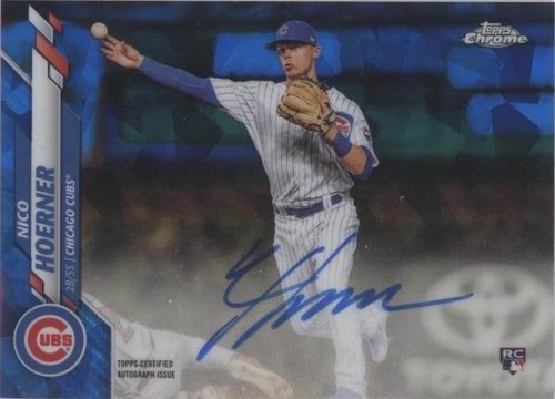2020 Topps Chrome Sapphire Edition - Nico Hoerner #CSA-NH