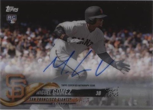 2018 Topps Clearly Authentic Autographs - Miguel Gomez #CAA-MG