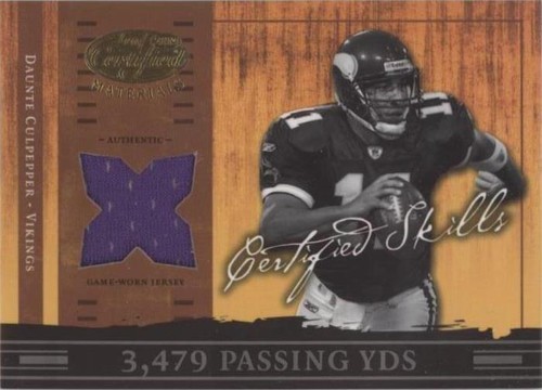 2004 Leaf Certified Materials Daunte Culpepper #CS-8