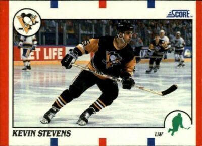 1990 SCORE NHL HOCKEY Trading Card #53 - Kevin Stevens, Pittsburgh Penguins  