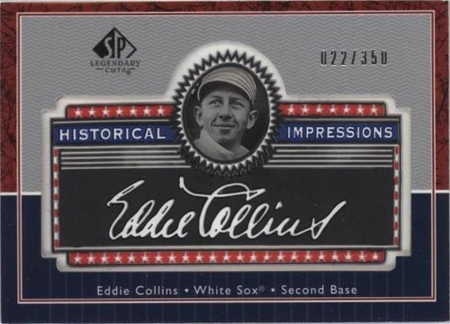 2003 SP Legendary Cuts - Eddie Collins #L-EC