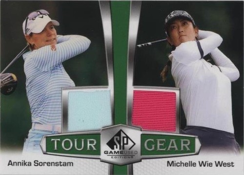 2024 SP Game Used - Annika Sörenstam Michelle Wie #TG2-SW