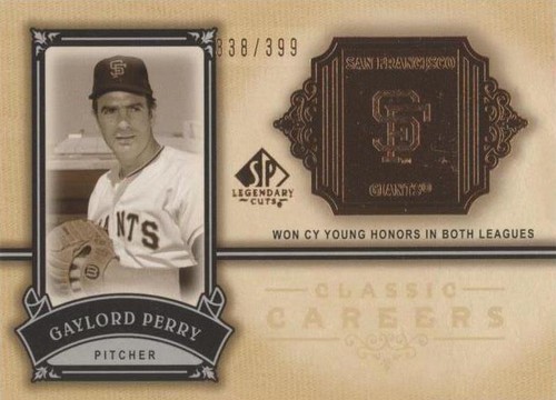 2005 SP Legendary Cuts - Gaylord Perry #CC-GP