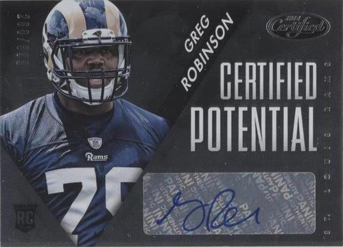 2014 Panini Certified Greg Robinson #P-GR
