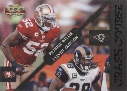 2011 Panini Gridiron Gear Patrick Willis Steven Jackson #2