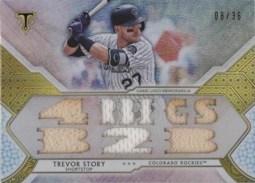2018 Topps Triple Threads - Trevor Story #TTR-TST1