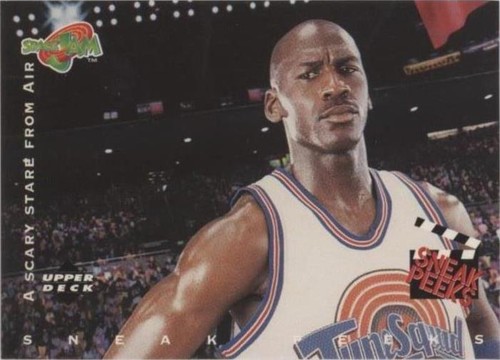 MICHAEL JORDAN RARE SPACE JAM JUMBO UPPER DECK THE TUNE SQUAD