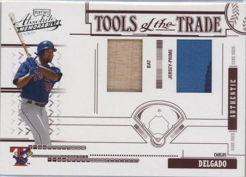 2005 Playoff Absolute Memorabilia - Carlos Delgado #TT-50